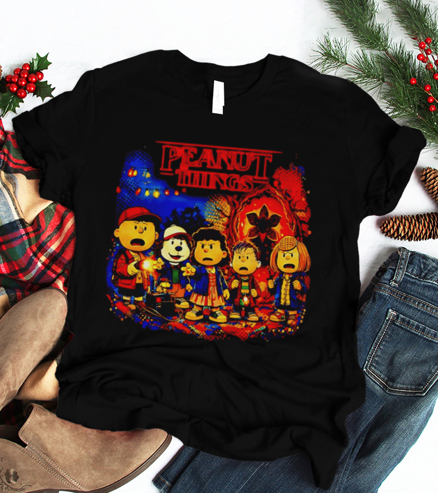Peanut Things Parody Mashup Mystery Adventures T-Shirt