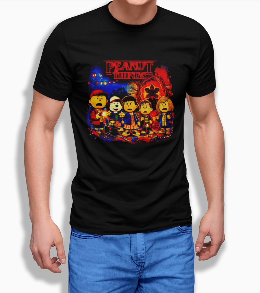 Peanut Things Parody Mashup Mystery Adventures T-Shirt