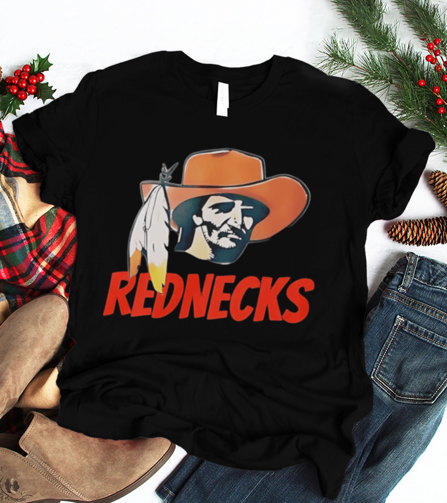 Rednecks Cowboy Hat Feather T-Shirt