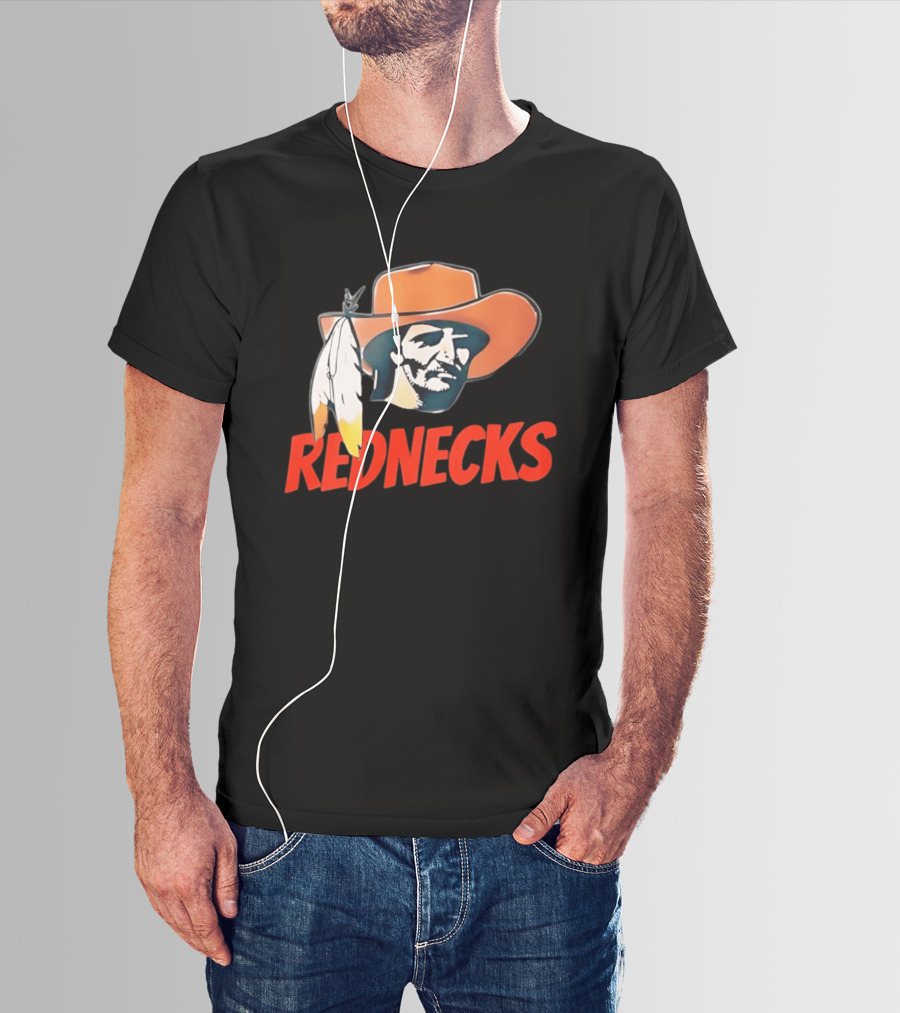 Rednecks Cowboy Hat Feather T-Shirt