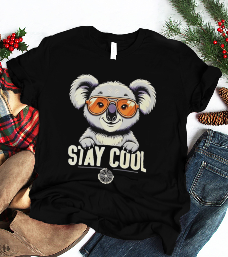 Stay Cool Koala Sunglasses Fun T-Shirt