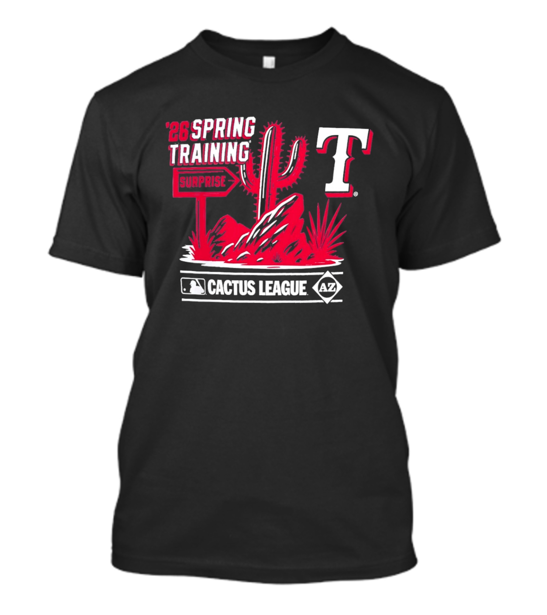 Texas Rangers 2026 Surprise Cactus League Spring Training MLB T-Shirt