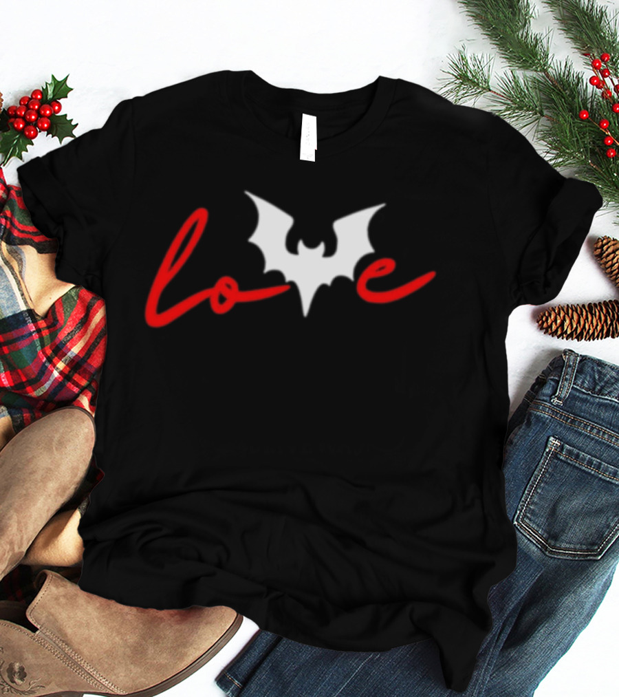 VyroniQ Love Bat Winged Heart T-Shirt