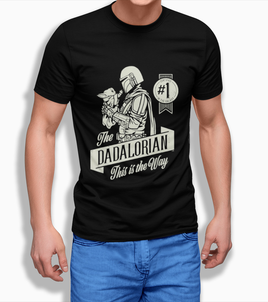 The Dadalorian Yoda Mandalorian Star Wars This Is The Way #1 T-Shirt