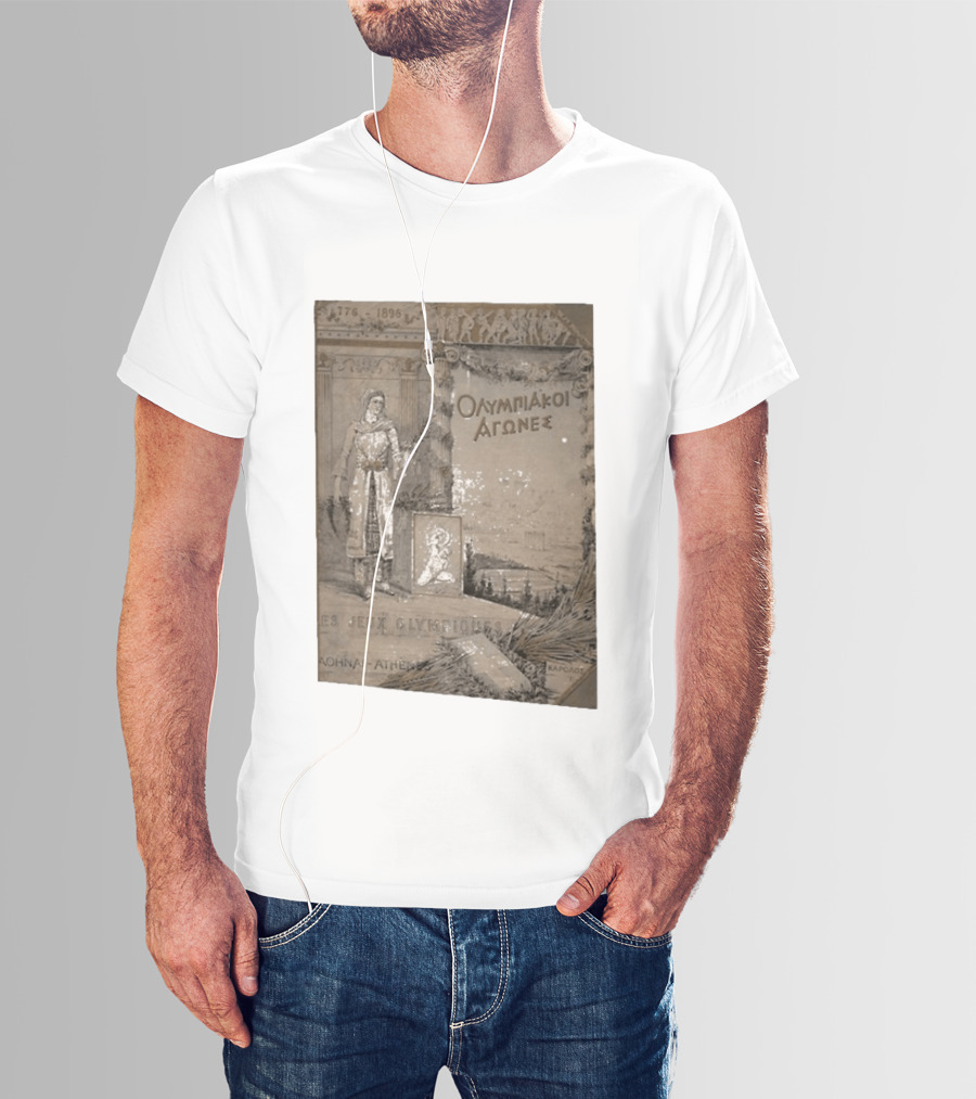 776 1896 Olympiakoi Agones Athina Athènes Jeux Olympiques T-Shirt