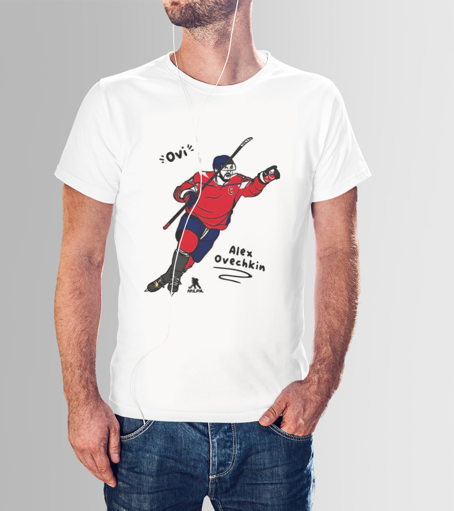 Ovi Cartoon Alex Ovechkin Washington Capitals Hockey T-Shirt