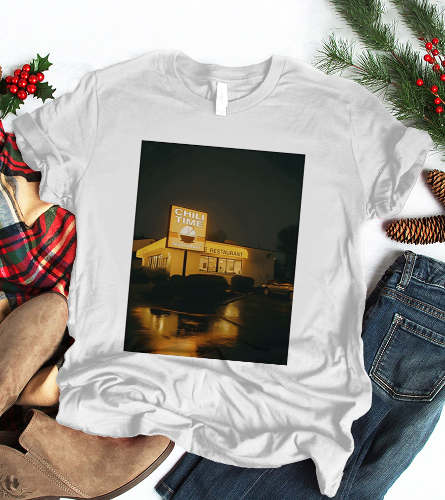 CHILI TIME Night Vibes Restaurant St Bernard Recreation Department T-Shirt