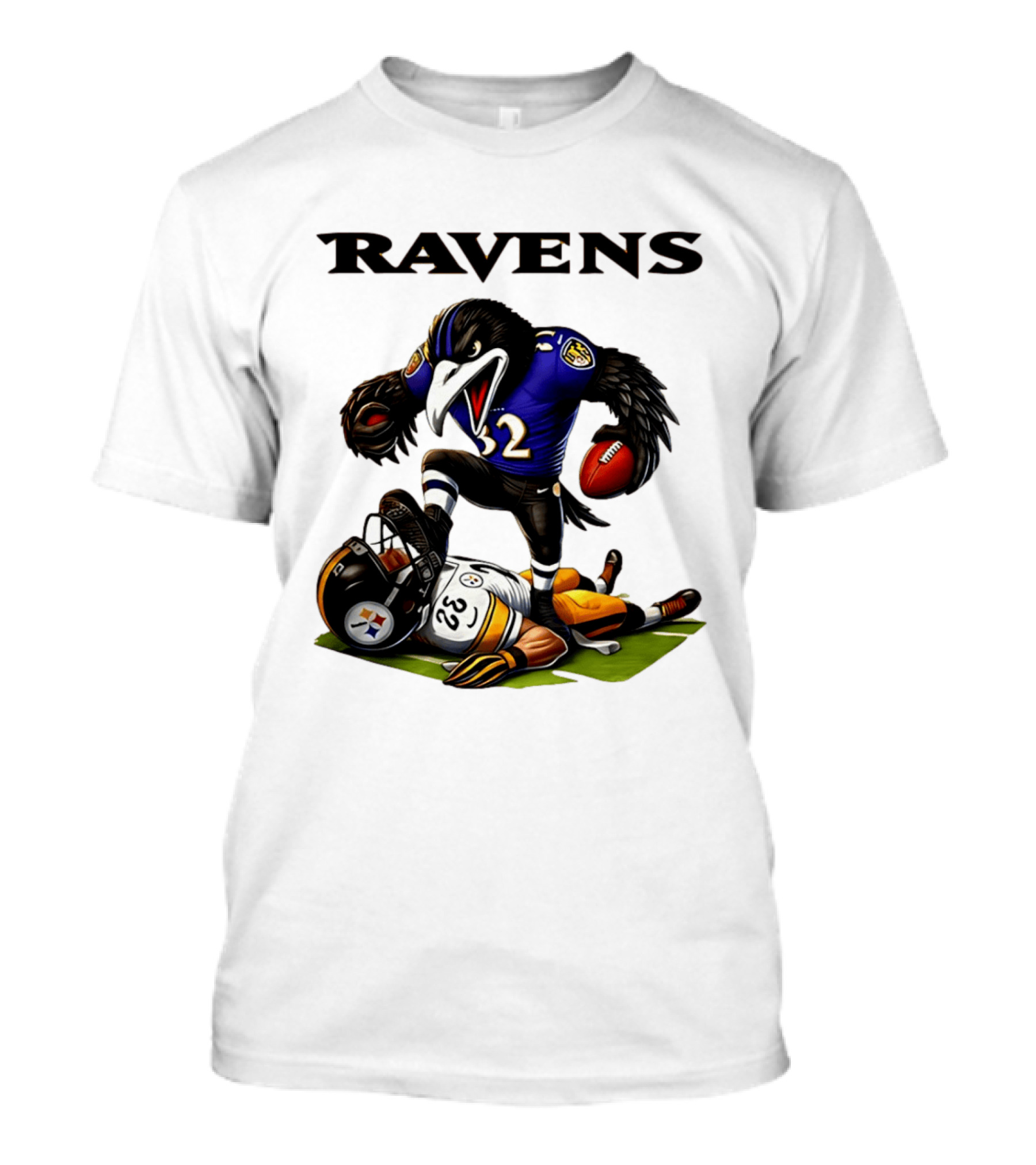 Ravens Vs Steelers Rivalry Intensity Football Battle T-Shirt