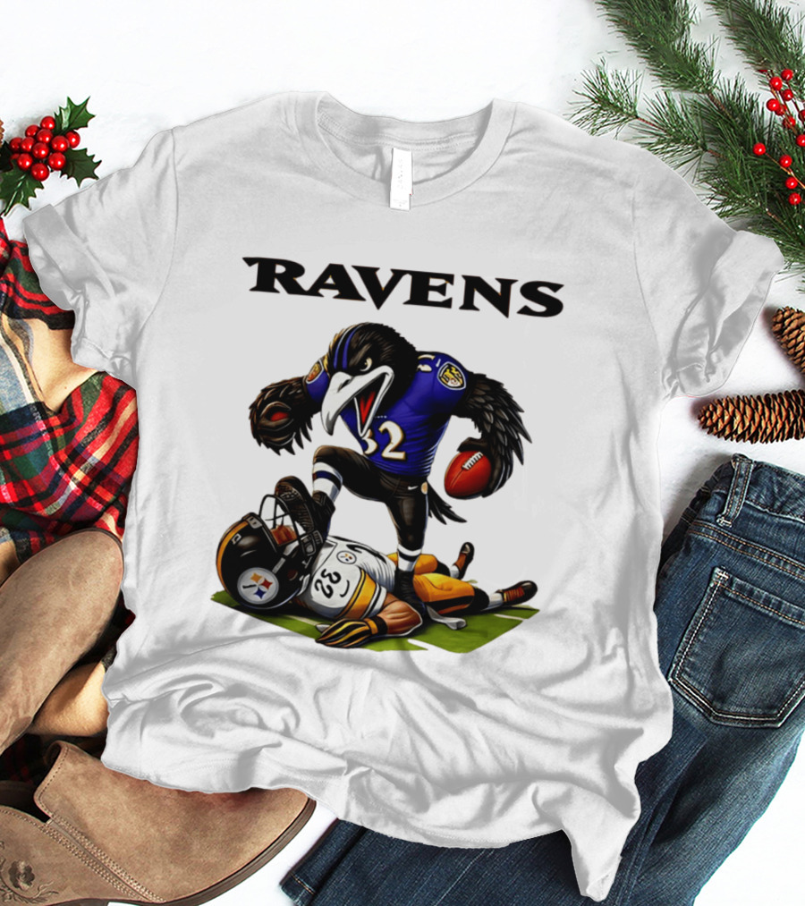 Ravens Vs Steelers Rivalry Intensity Football Battle T-Shirt
