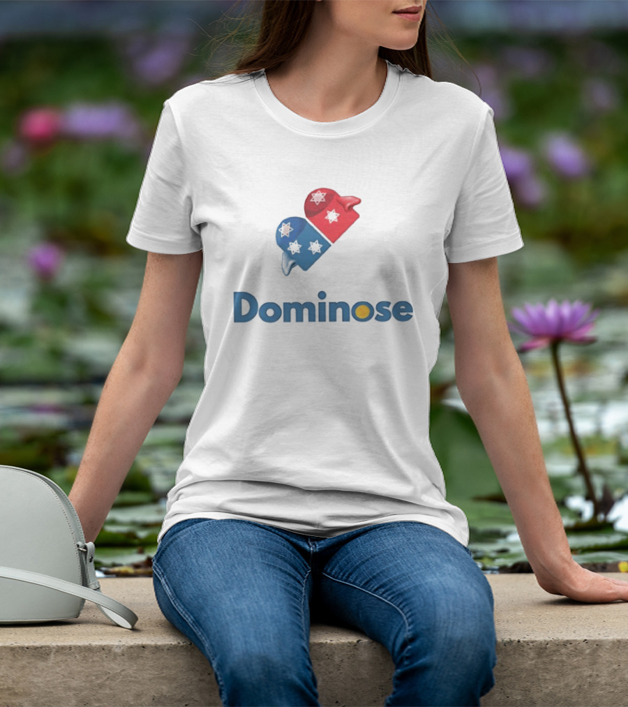 Dominose Pizza Logo Parody Fun Mashup T-Shirt