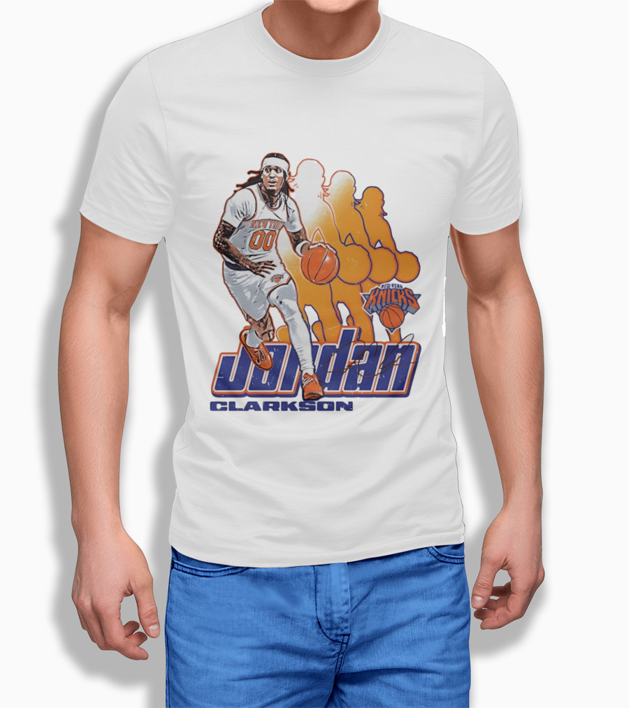 Jordan Clarkson New York Knicks Basketball Sports T-Shirt