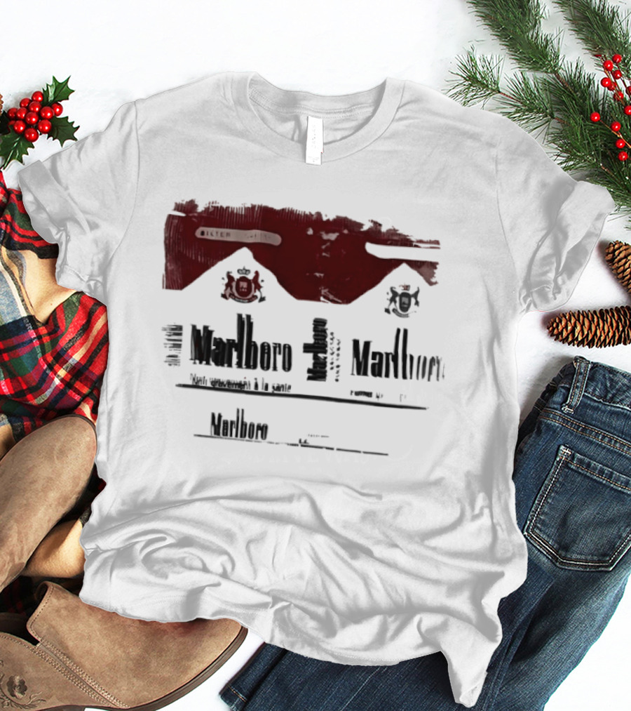 Marlboro Filter French Smoking Warning T-Shirt