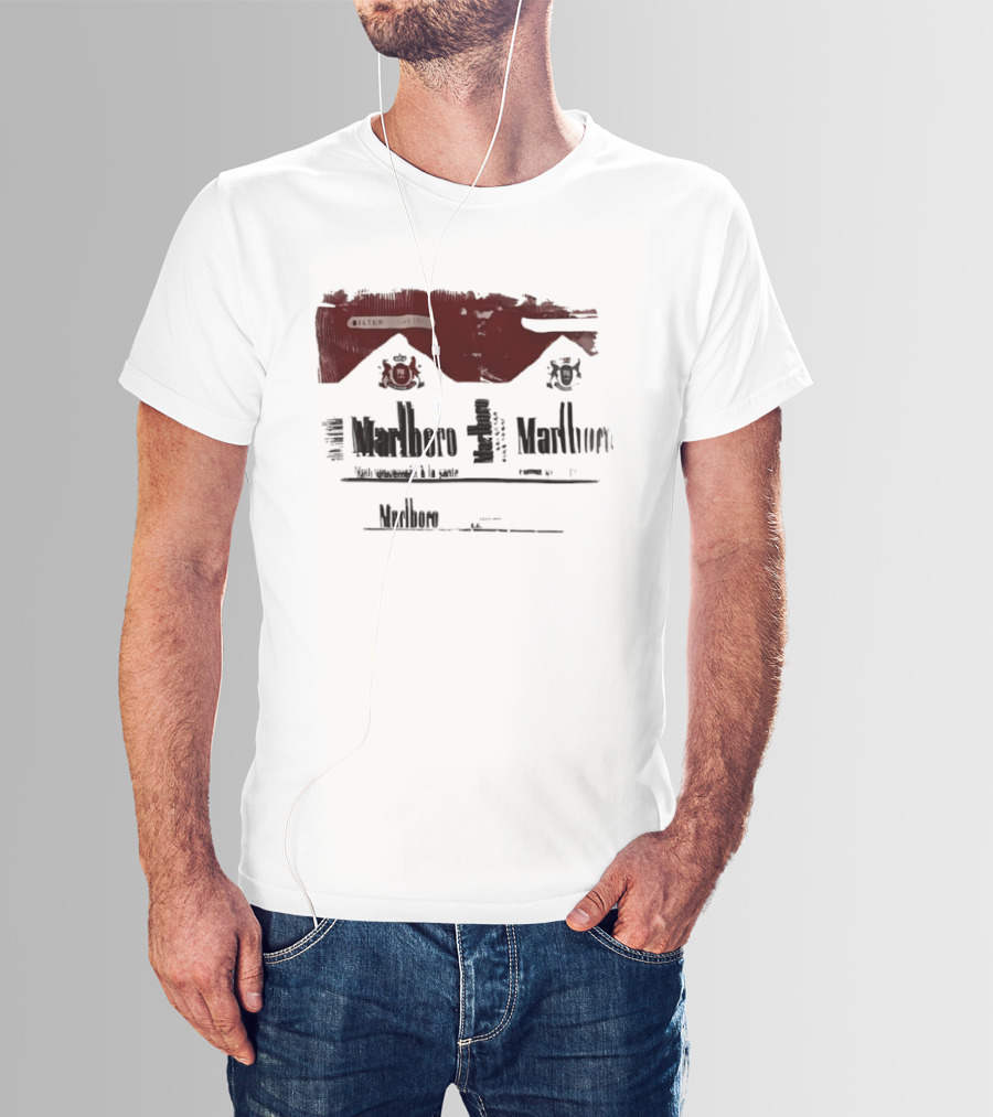 Marlboro Filter French Smoking Warning T-Shirt