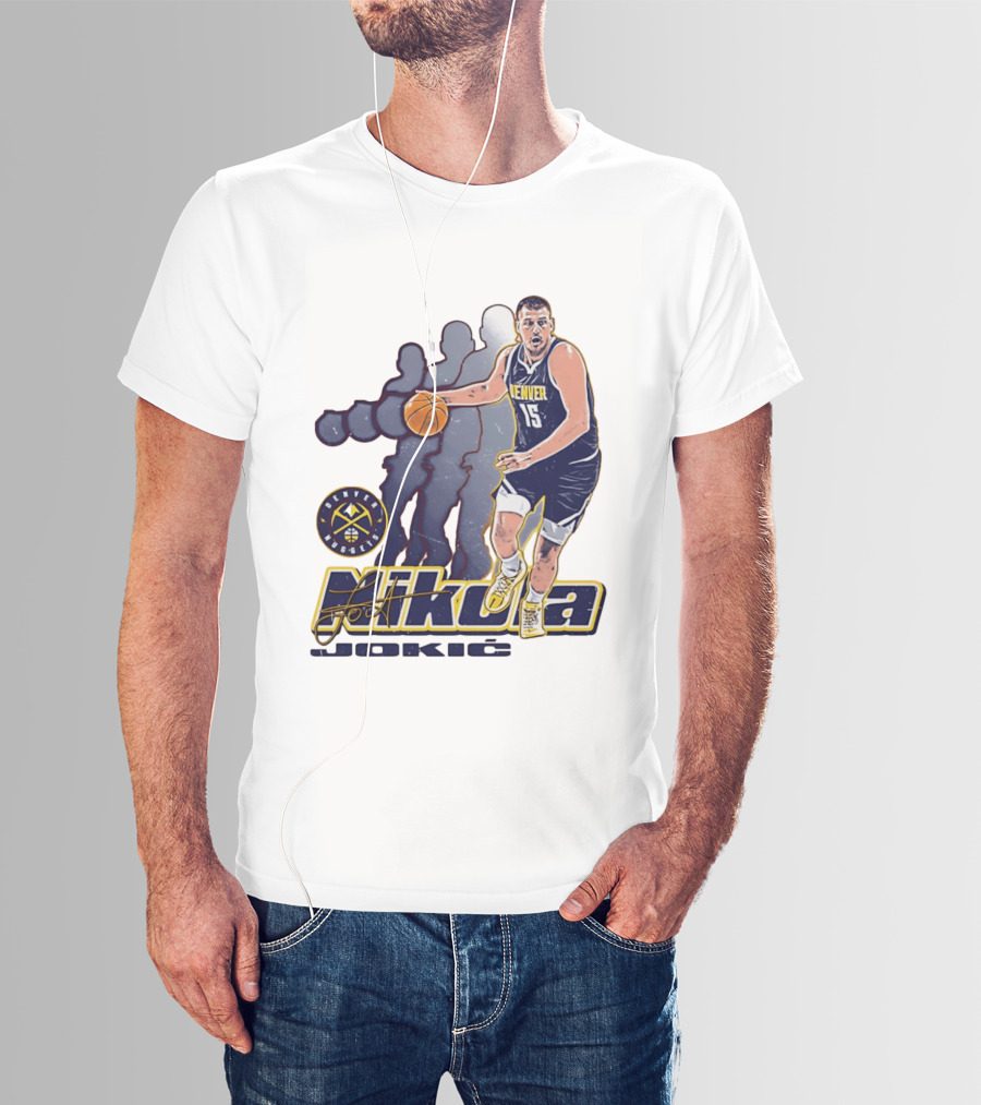 Denver Nuggets Nikola Jokic Basketball Player 15 T-Shirt