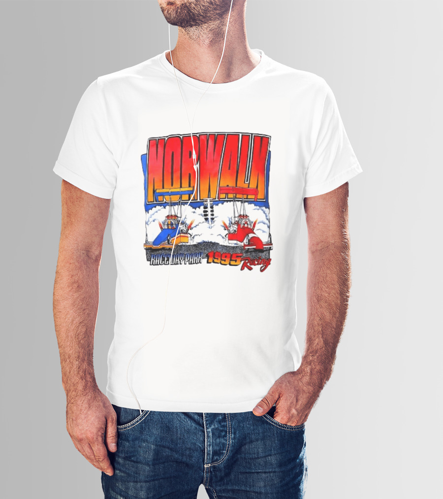 Norwalk Raceway Park 1995 Racing Dragsters Vintage Racing T-Shirt