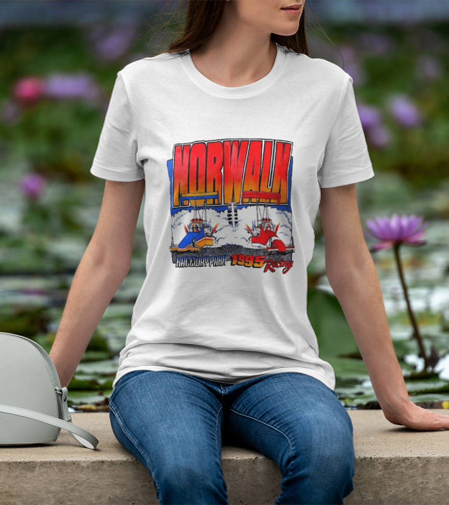 Norwalk Raceway Park 1995 Racing Dragsters Vintage Racing T-Shirt