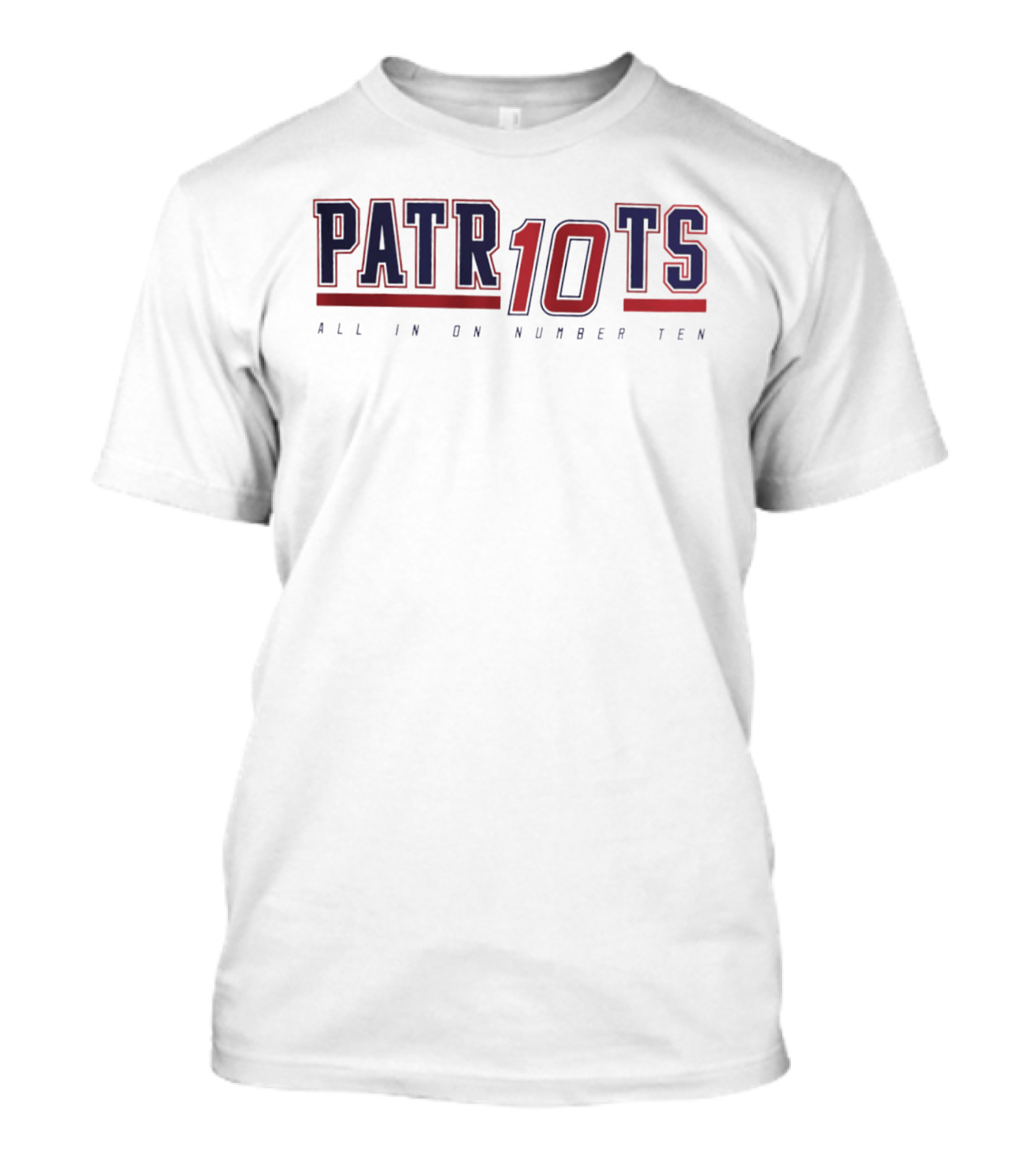 PATR10TS All In On Number Ten New England T-Shirt