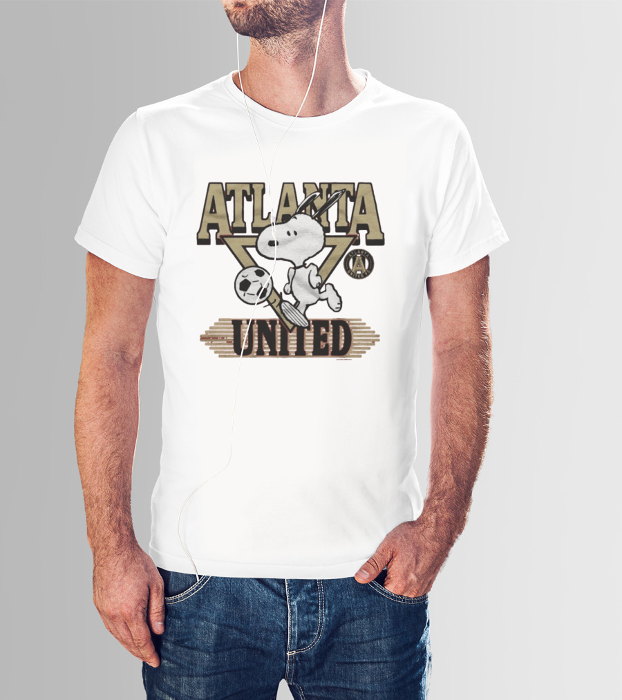 Atlanta United Snoopy Soccer Collaboration T-Shirt