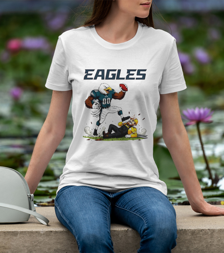 Philadelphia Eagles Vs Pittsburgh Steelers Rivalry Beat Steelers T-Shirt