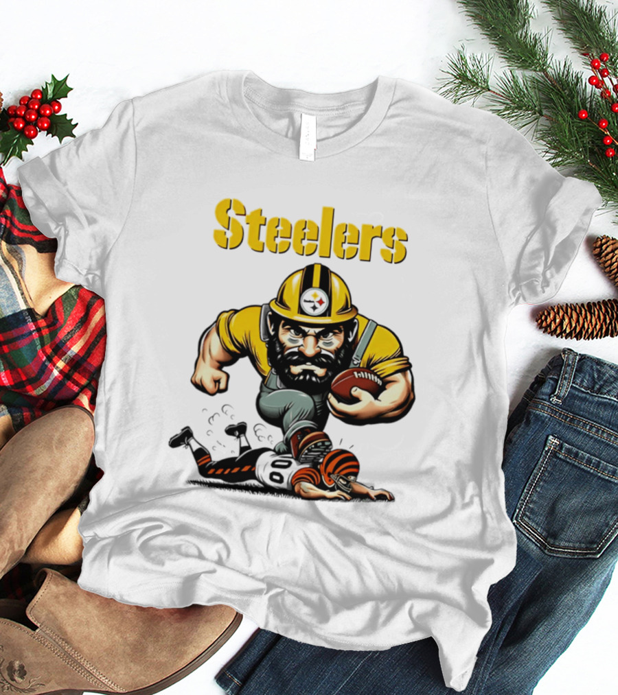 Steelers Dominate Bengals Rivalry Tough Football Showdown T-Shirt