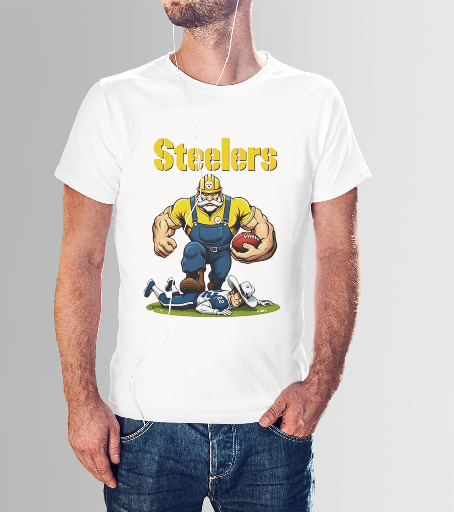 Pittsburgh Steelers Vs Dallas Cowboys Rivalries Football Cartoon T-Shirt