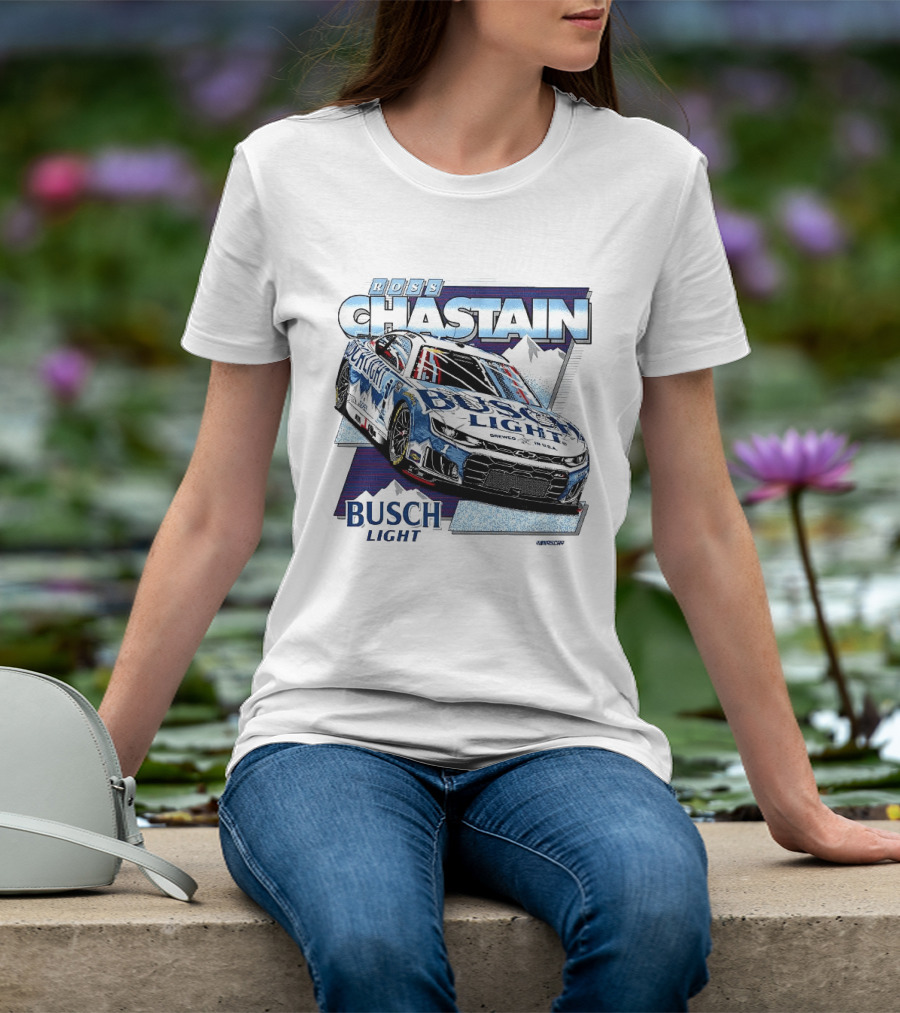 Ross Chastain Busch Light NASCAR Racing Car T-Shirt