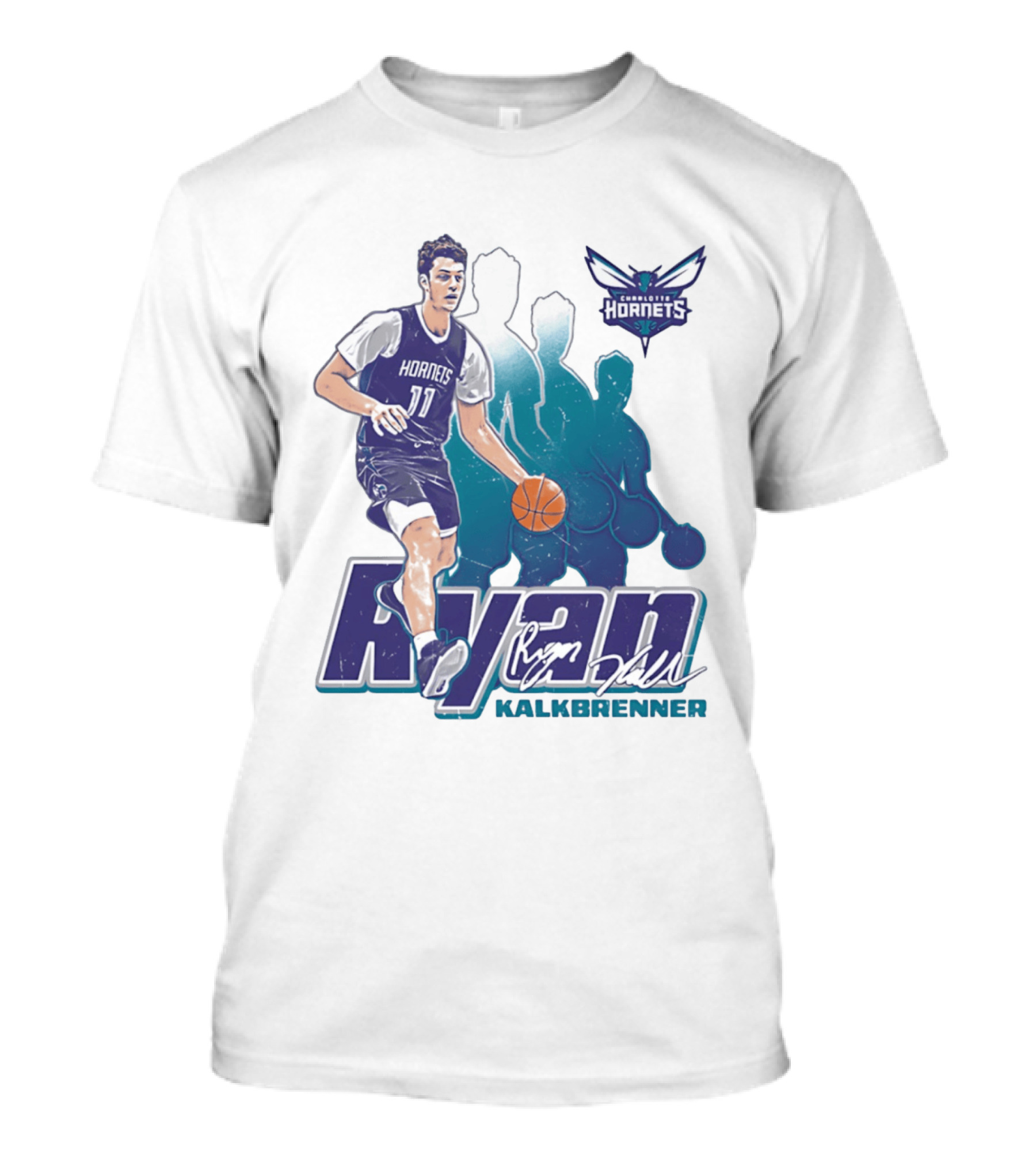 Charlotte Hornets Ryan Kalkbrenner Basketball 11 T-Shirt