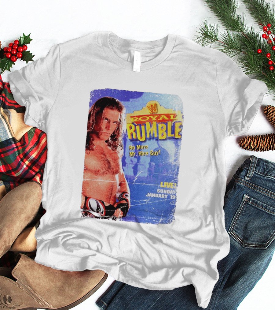 WWF Royal Rumble 1996 No More Mr. Nice Guy Live Sunday January 19 T-Shirt