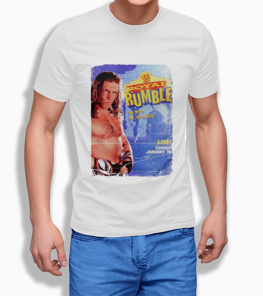 WWF Royal Rumble 1996 No More Mr. Nice Guy Live Sunday January 19 T-Shirt