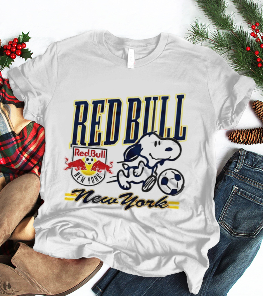 Red Bull New York Snoopy Peanuts Soccer T-Shirt