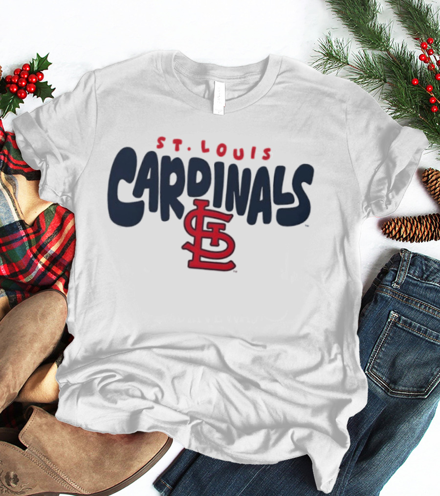 St Louis Cardinals Bubble Crew Neck STL T-Shirt