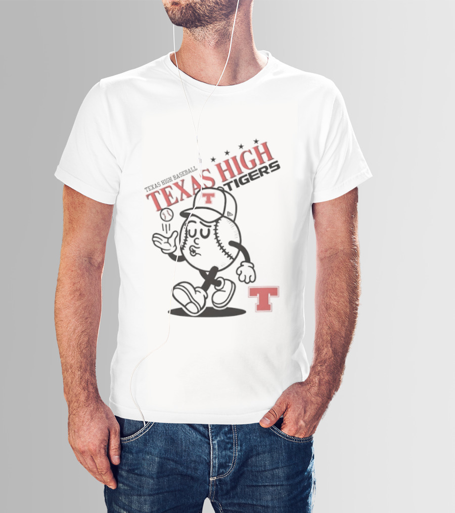 Texas High Tigers Baseball T-Shirt