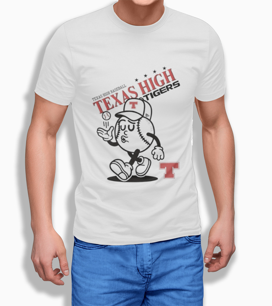 Texas High Tigers Baseball T-Shirt