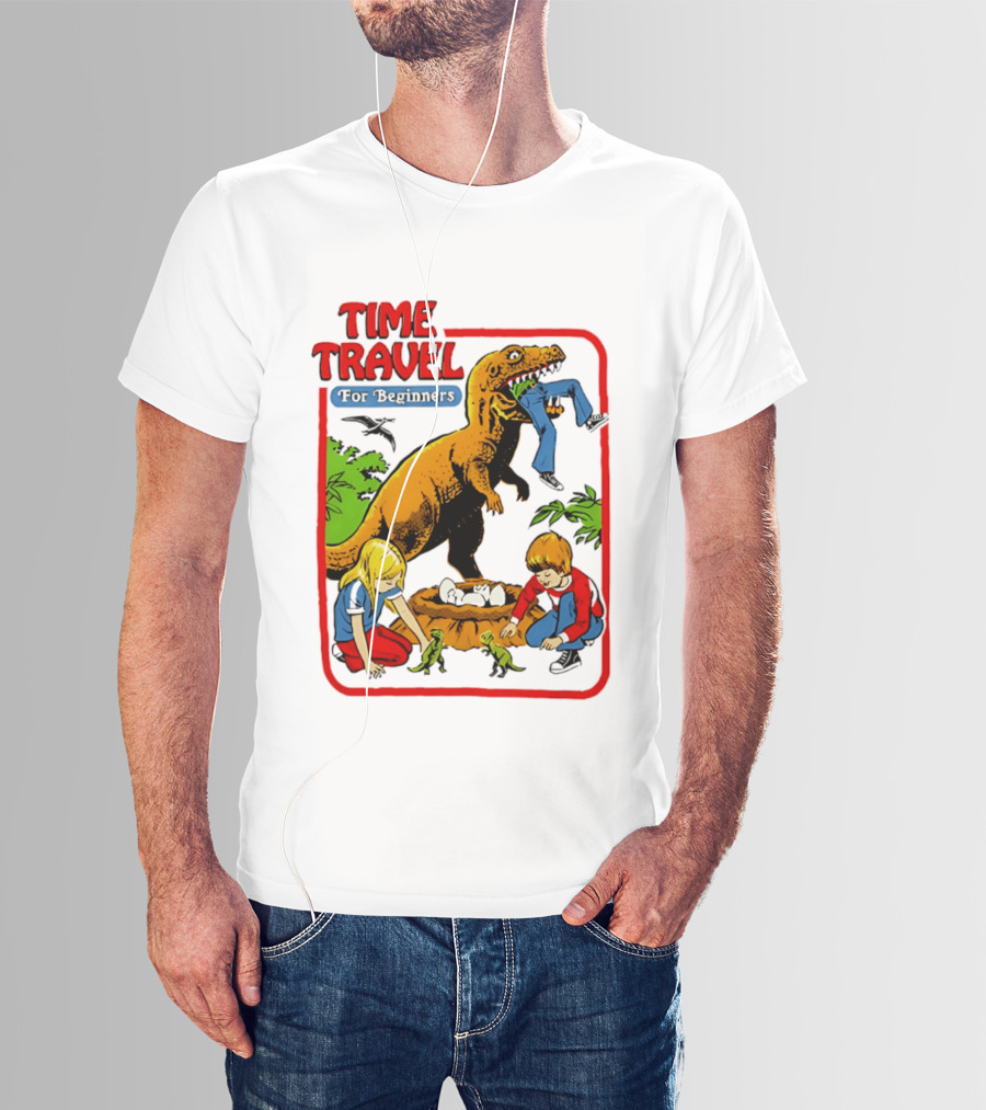 Time Travel For Beginners Dinosaur Adventure With Kids And Rex T-Shirt