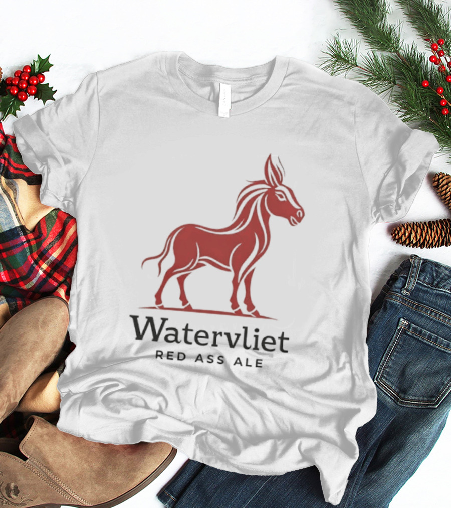 Watervliet Red Ass Ale Donkey T-Shirt