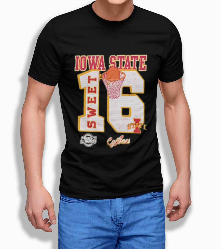 Iowa State Cyclones March Madness Sweet 16 Bound 2026 NCAA Tournament T-Shirt