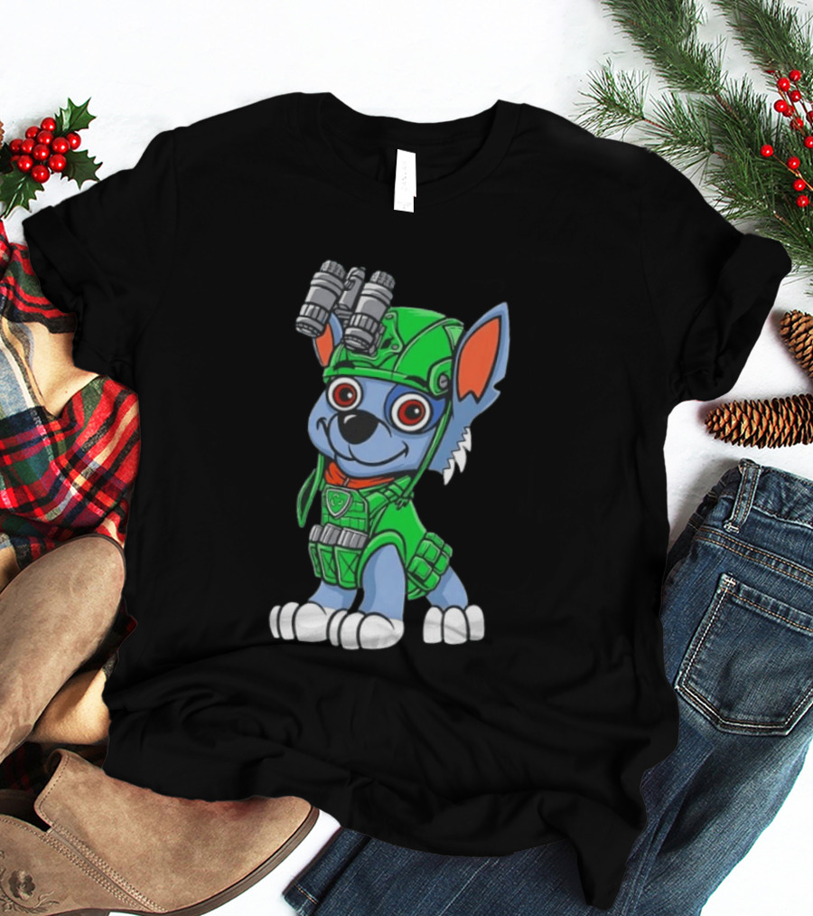 Rocky PAW Patrol Night Vision Recycling Dog T-Shirt