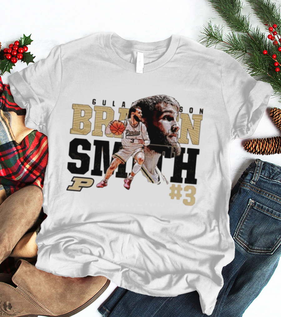 Braden Smith Purdue Boilermakers Basketball #3 Collage Cula Season T-Shirt