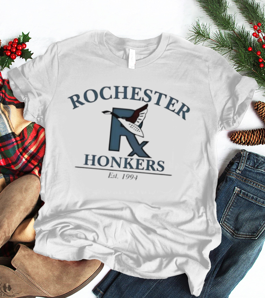 Rochester Honkers Est 1994 Bird Baseball Team T-Shirt
