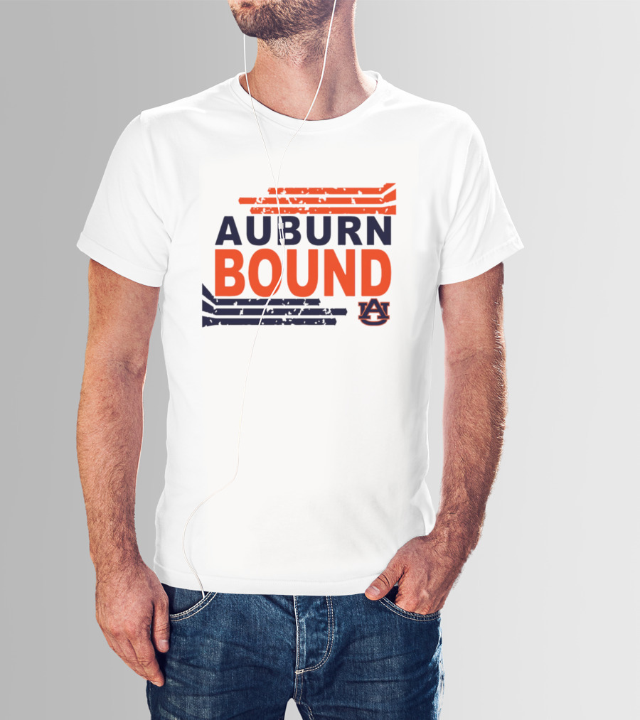 Auburn Bound Tigers AU Logo College Spirit T-Shirt