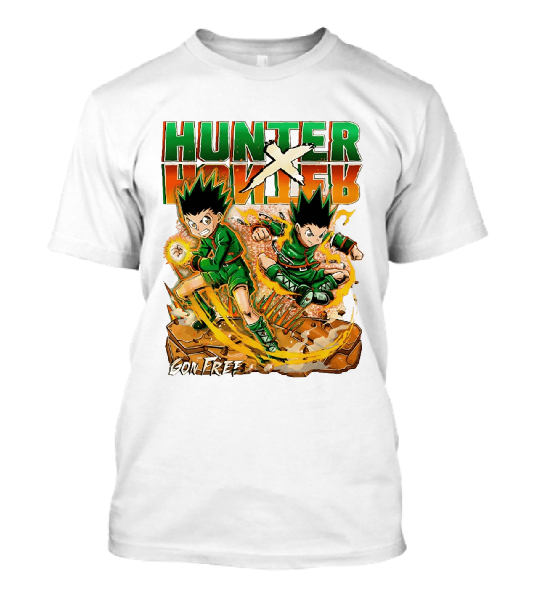Hunter X Hunter Gon Freeces Energetic Battle Stance 2026 T-Shirt