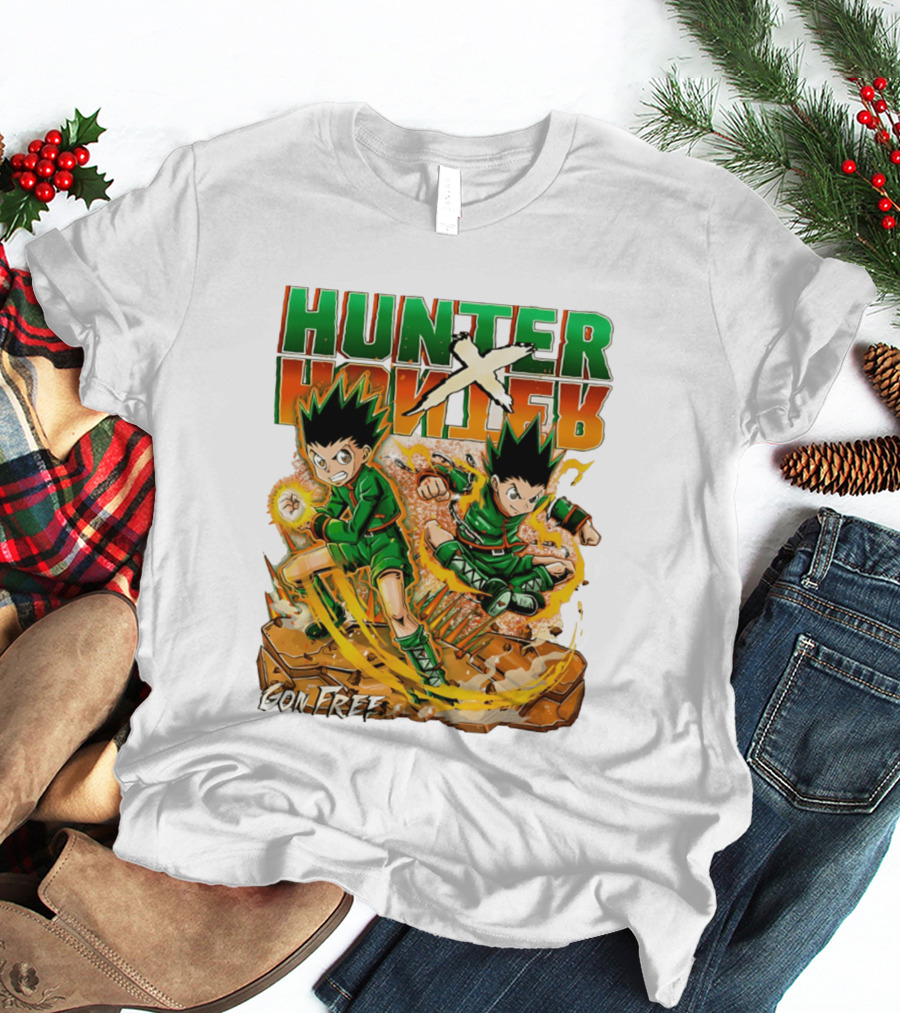 Hunter X Hunter Gon Freeces Energetic Battle Stance 2026 T-Shirt