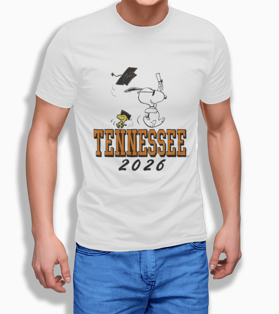 Tennessee 2026 Snoopy Woodstock Graduation University T-Shirt