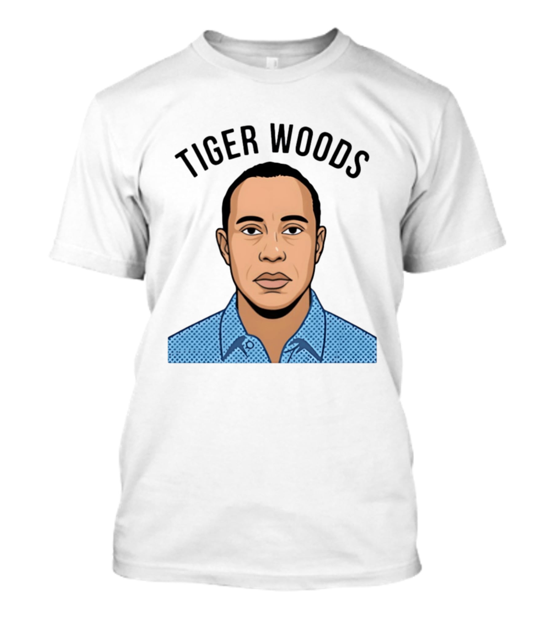 Tiger Woods Shot Caricature 2026 T-Shirt