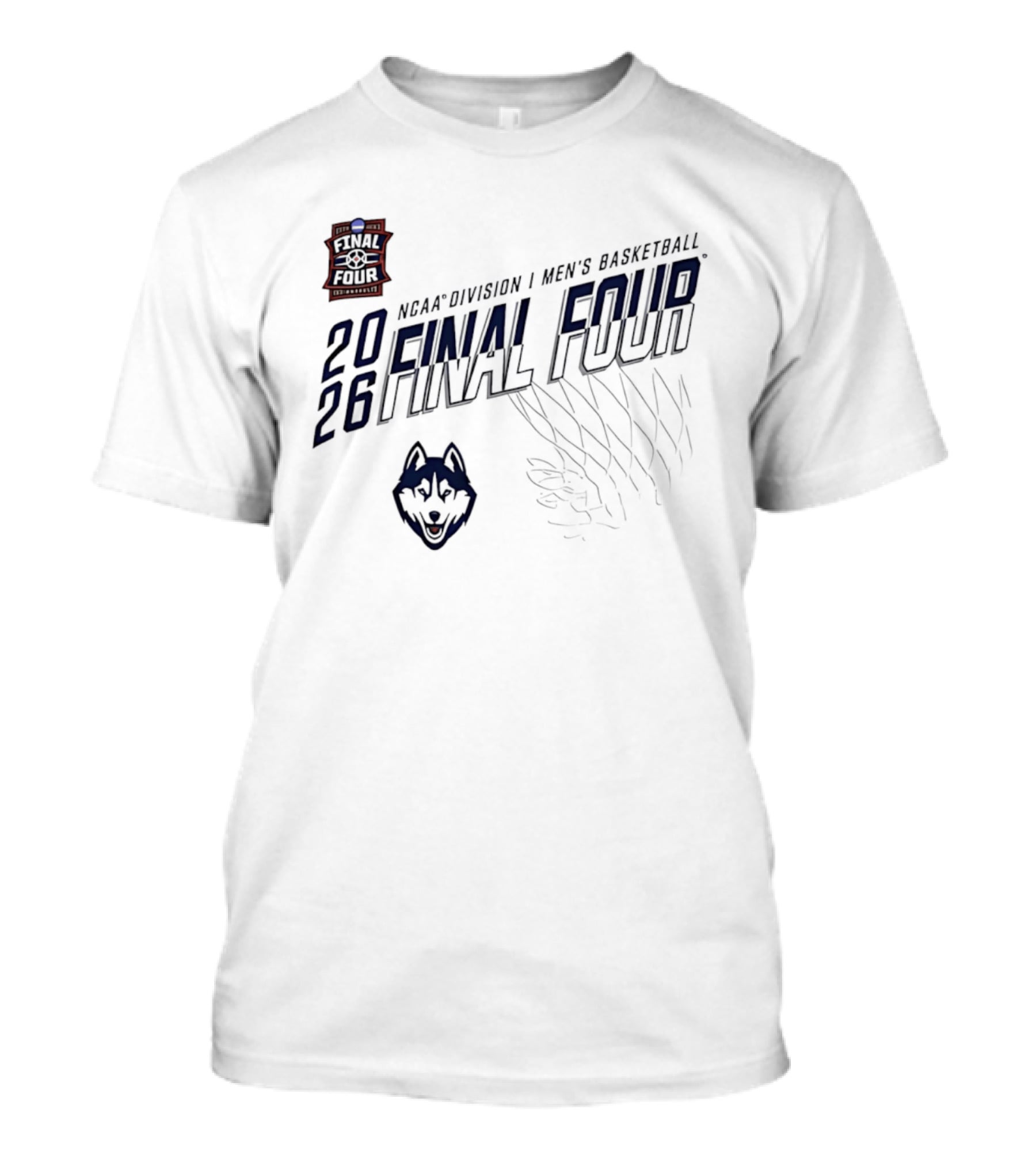 UConn Huskies 2026 NCAA Men's Basketball Final Four March Madness Houston T-Shirt