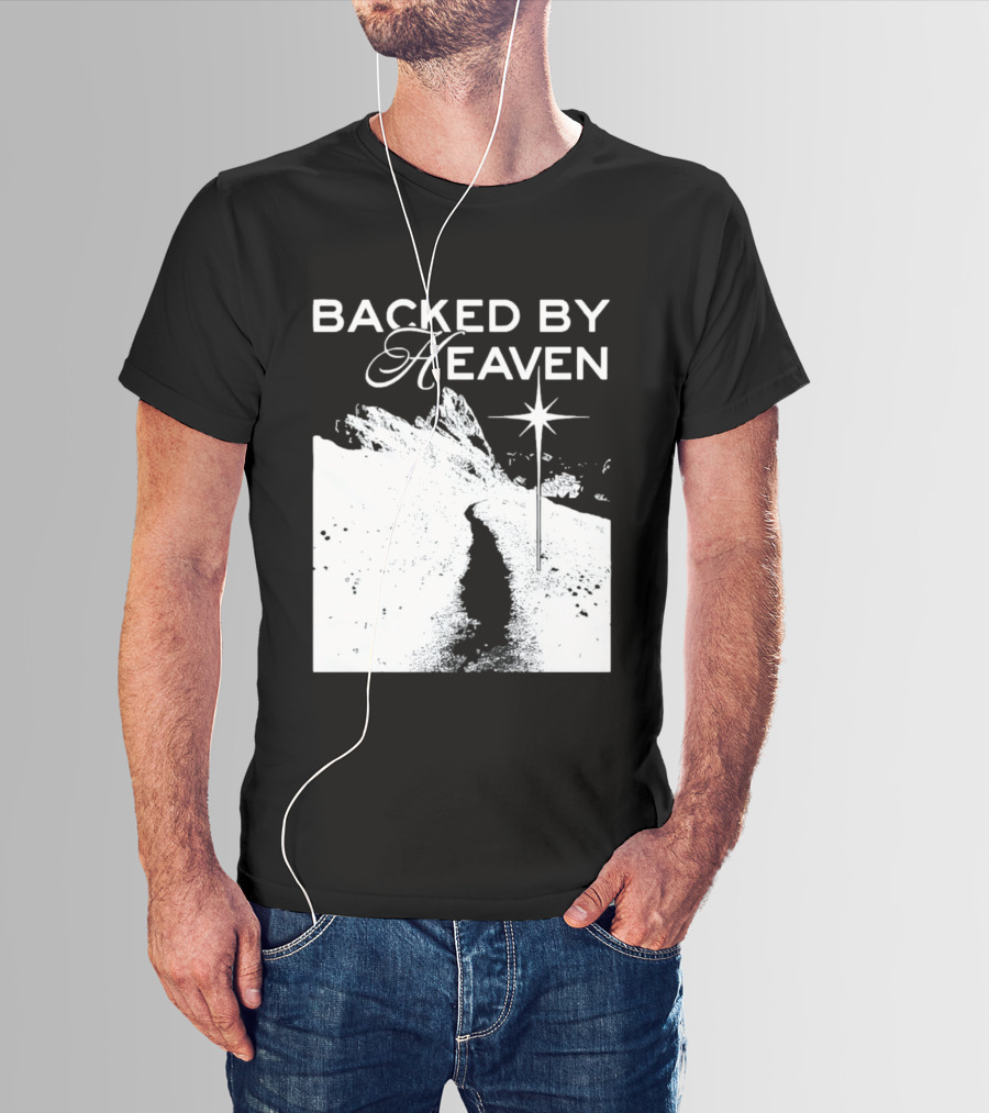 Backed By Heaven Angelic Path With Guiding Star 2026 T-Shirt