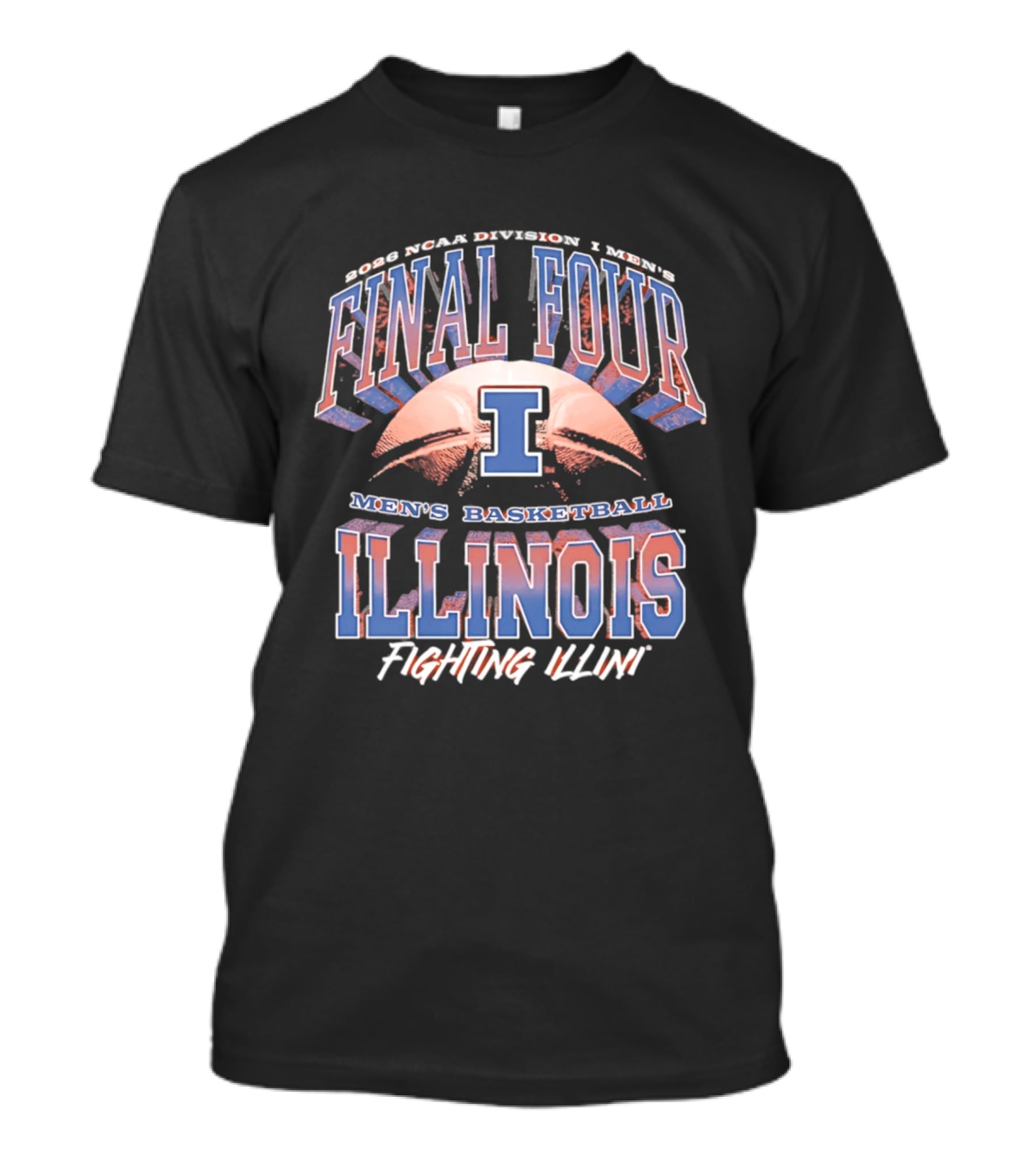 NCAA Division I Finals 2026 Illinois Fighting Illini Men's Basketball March Madness T-Shirt