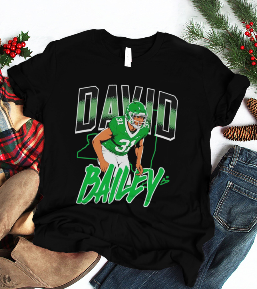 David Bailey New York Jets Football Number 31 Athletics T-Shirt