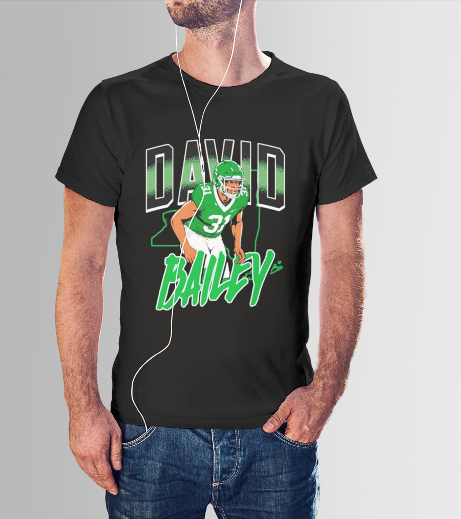David Bailey New York Jets Football Number 31 Athletics T-Shirt