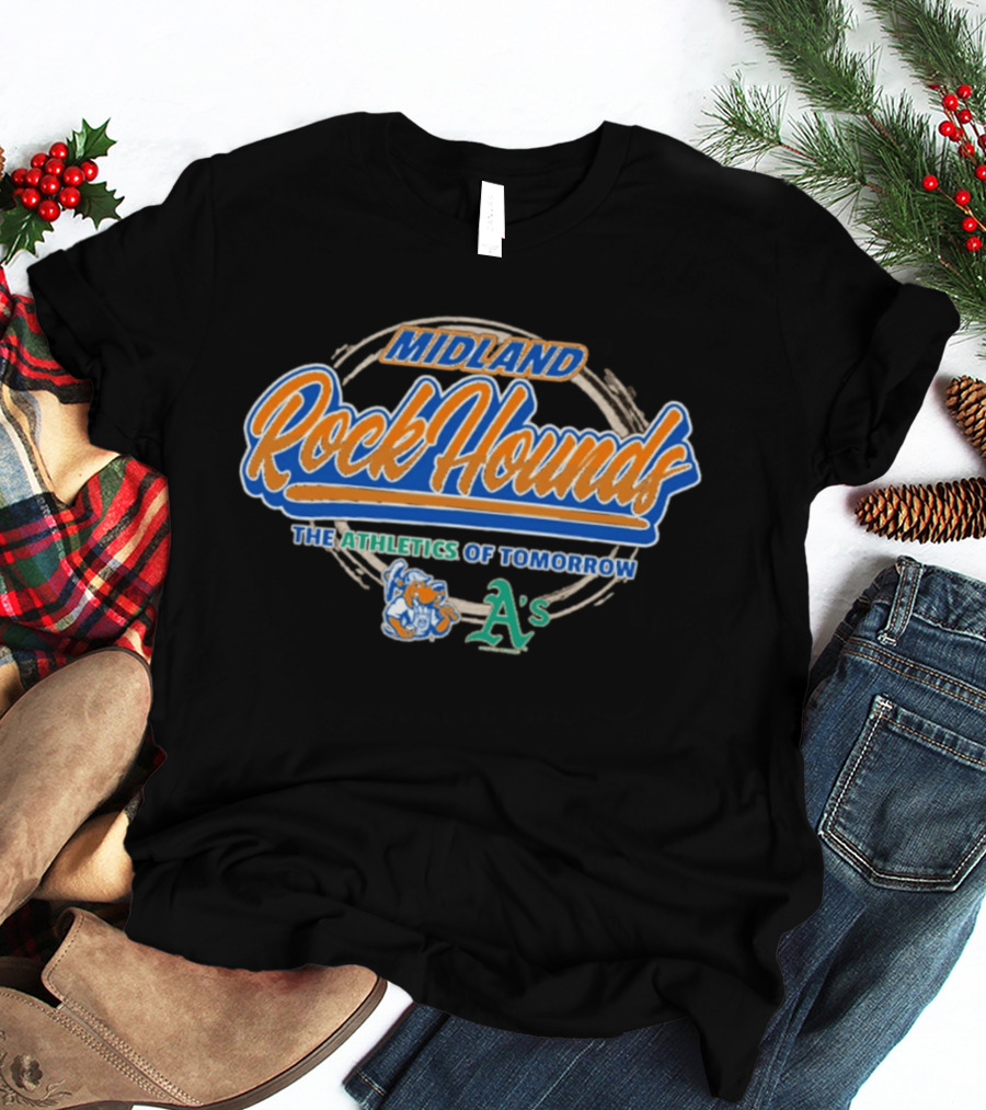 Midland RockHounds Athletics Of Tomorrow A's Affiliate Bimm Ridder Edamame T-Shirt